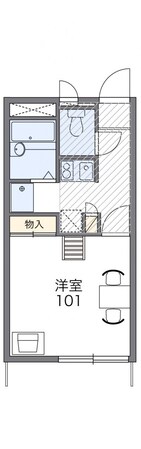 レオパレスブランドミールIIの物件間取画像